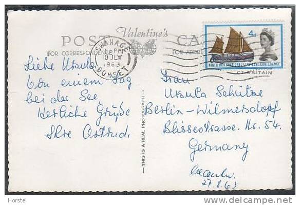 UK -Swanage - Pictures - Dog - Pudel -nice Stamp - Swanage