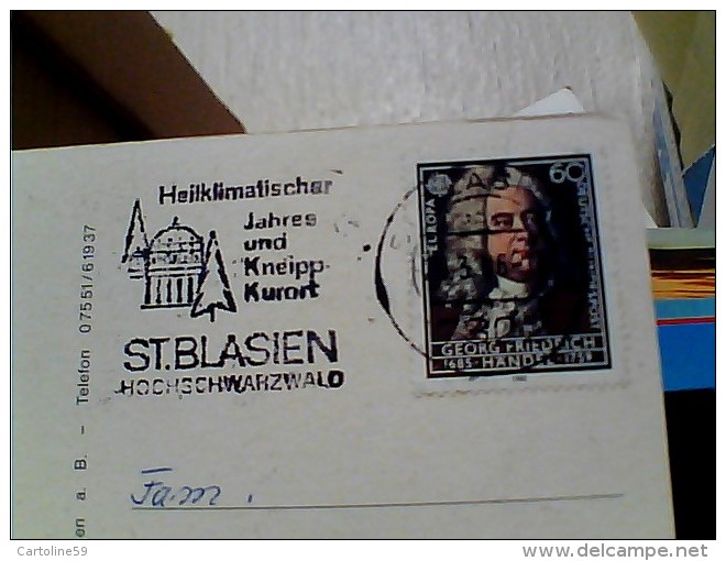 GERMANY ST BLASIEN STAMP  SELO EUROPA CEPT  HANDEL    60 1985 VB1986 ER14157 - St. Blasien