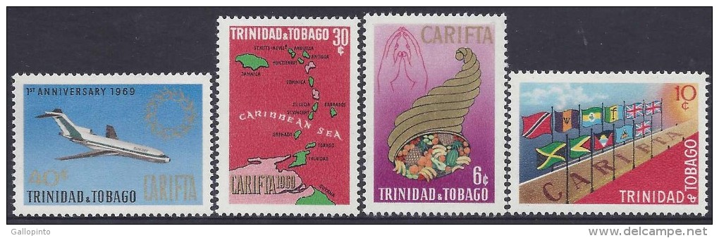 TRINIDAD & TOBAGO CARIFTA MNH 1969 - Trinité & Tobago (1962-...)