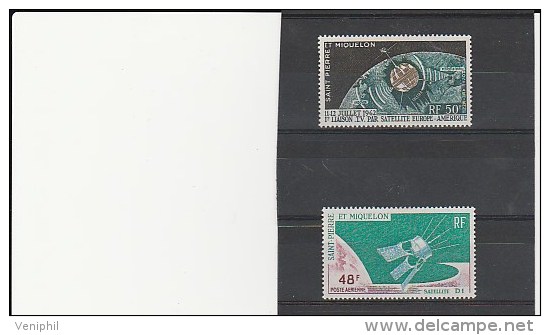 ST PIERRE ET MIQUELON -POSTE AERIENNE N° 29 +N° 35 NEUF X COTE : 19,20 € - Nuovi