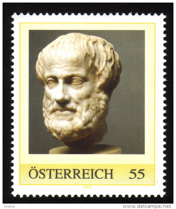 ÖSTERREICH 2009 ** Aristoteles Skulptur - PM Personalized Stamp MNH - Personnalized Stamps