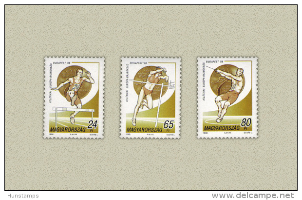 Hungary 1998. Athletics Set MNH (**) Michel: 4508-4510 / 2.50 EUR - Nuevos