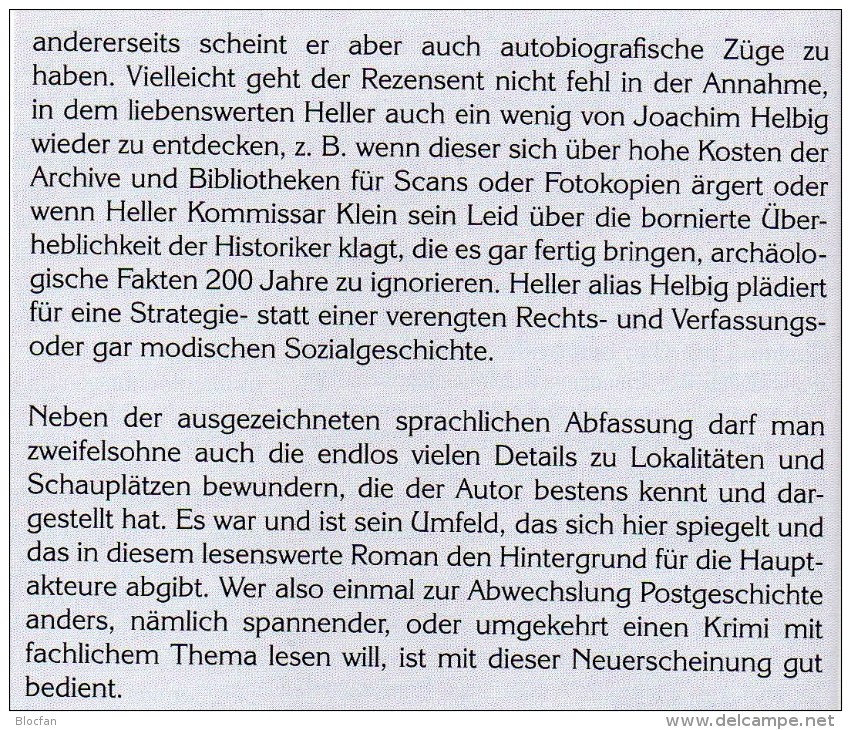 Helbig Krimi Das schwarze Kabinett 2014 neu ** 20€ philatelistische Kriminalroman new philatelic history book of Germany