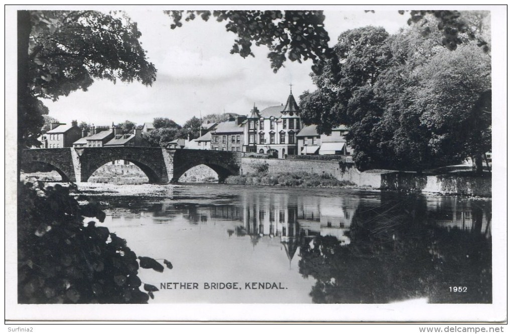 CUMBRIA - KENDAL - NETHER BRIDGE RP Cu451 - Kendal