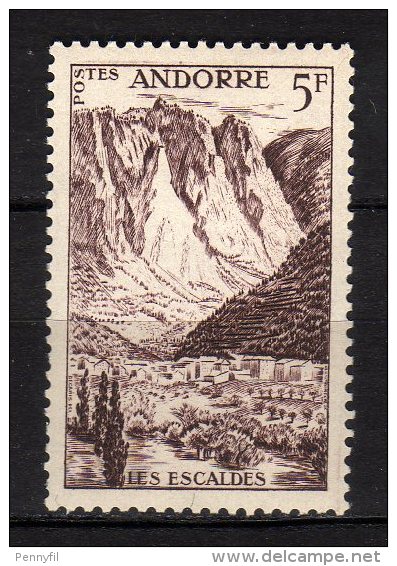 ANDORRA - 1955/58 Scott# 127 ** - Ungebraucht