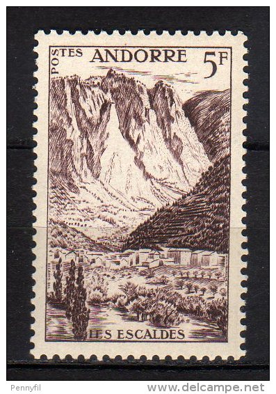 ANDORRA - 1955/58 Scott# 127 ** - Ongebruikt