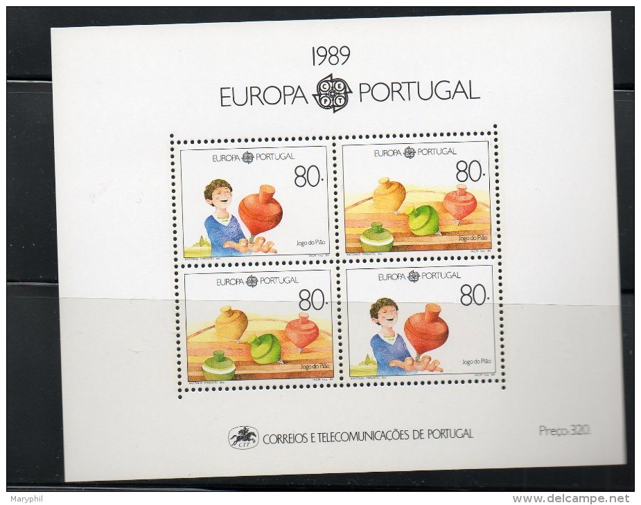 EUROPA JEUX D'ENFANTS 1989 - ANNEE COMPLETE (manque Grèce N°1703/1704 2 Val De Feuille) Cote 290.75€ - Volledig Jaar