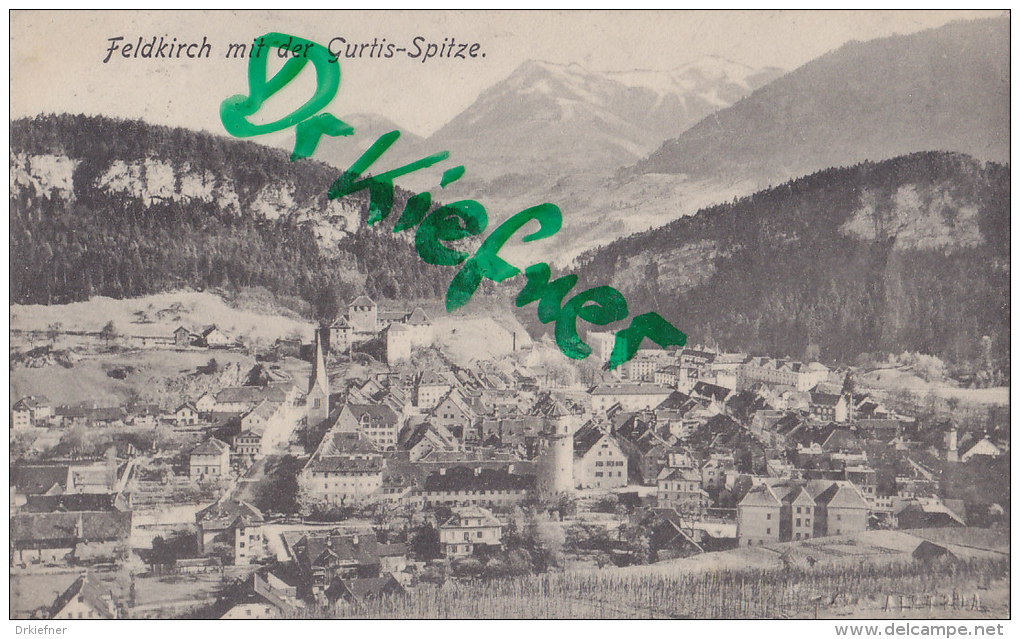 Feldkirch, Mit Gurtis-Spitze, Um 1910 - Feldkirch