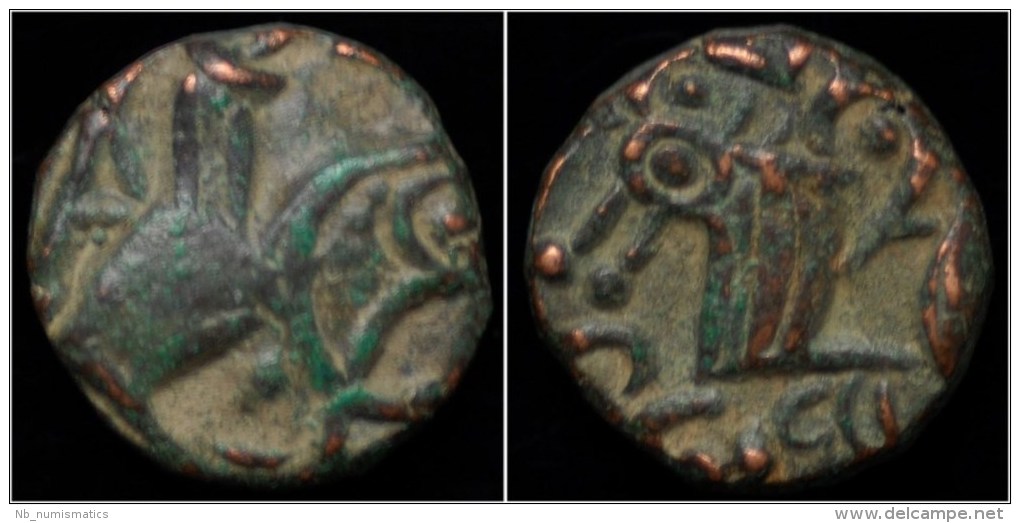 Kangra Kingdom AE Drachm - Indische Münzen
