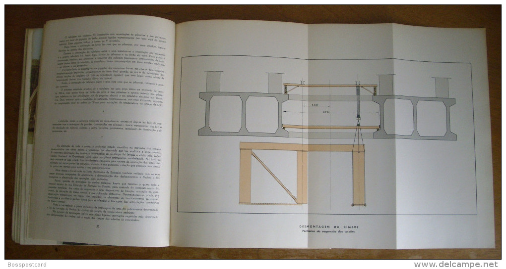 Porto - Gaia - Ponte da Arrábida sobre o Rio Douro, e Seus Acessos (20 scans). Portugal. Arquitectura. Engenharia.