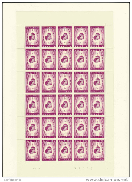 Belgie - Belgique Ocb Nr : 1090 ** MNH (zie Scan) Plaat 1 : V1 + Luppi V2, V6, V11 En V9 - 1951-1960