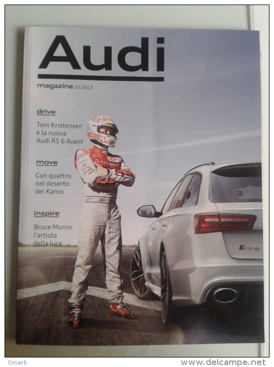 Lib427 Audi Magazine Rivista Da Collezione Auto Voiture Car RS6 Avant Munro Artista Luce Deserto Karoo - Car Racing - F1