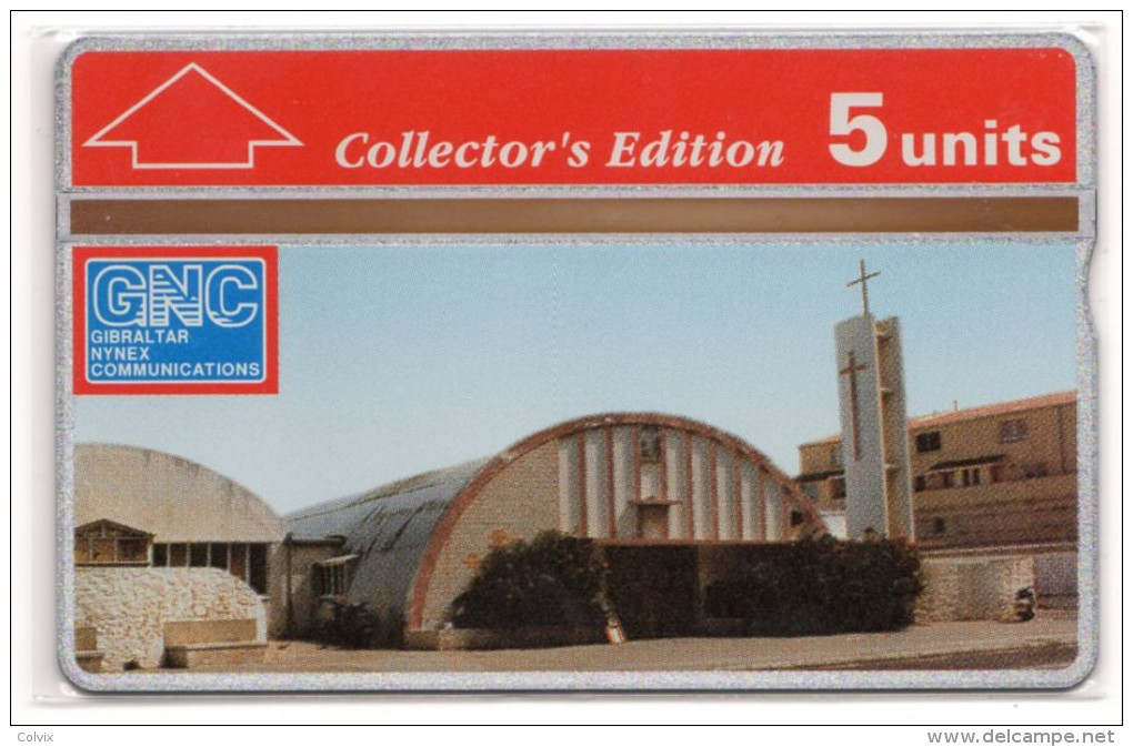 GIBRALTAR REF MVcards GIB-30 5U  ST THERESA CHURCH MINT - Gibilterra