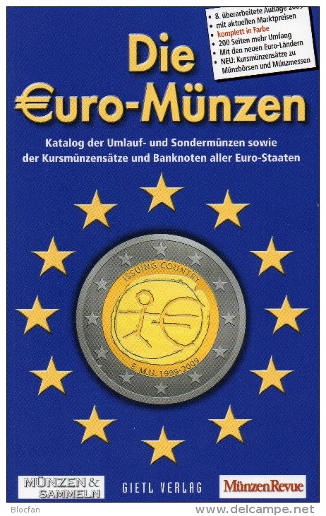 Die EURO-Münzen Katalog 2009 Neu 17€ Deutschland+Euroländer Für Numis-Briefe Numisblätter New Catalogue Gietl Of Germany - Temas