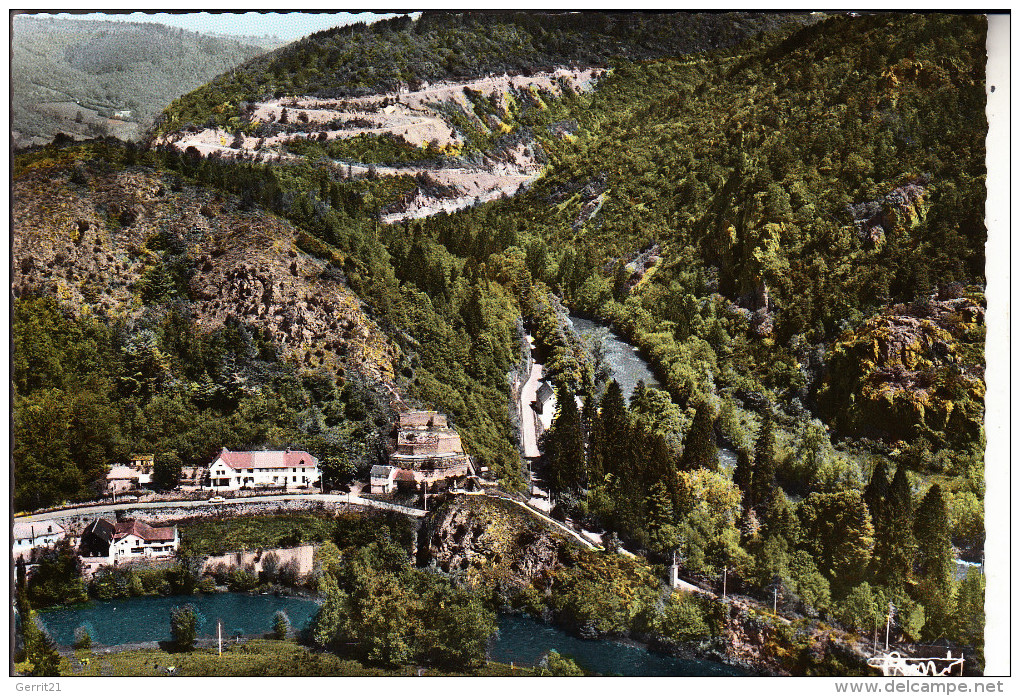 F 63390 CHATEAUNEUF LES BAINS, Vue Airienne, CIM-Macon - Manzat