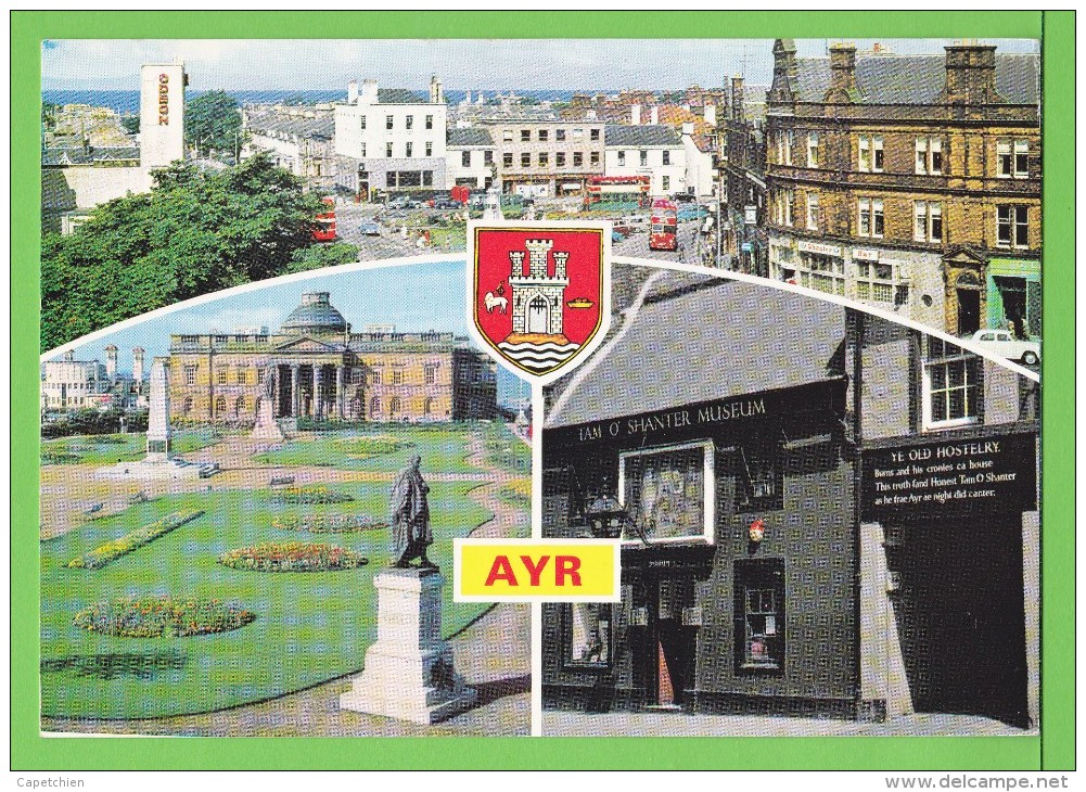 AYR / Carte écrite / Card Written On 1992 - Ayrshire