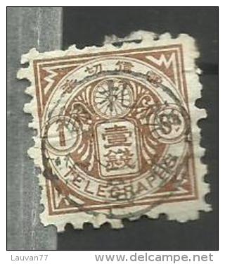 Japon Télégraphe N°1  Cote 30 Euros - Telegraph Stamps