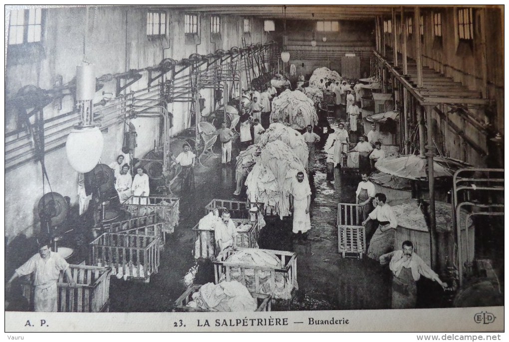 75 PARIS LA SALPETRIERE BUANDERIE  N° 23 - Distretto: 13