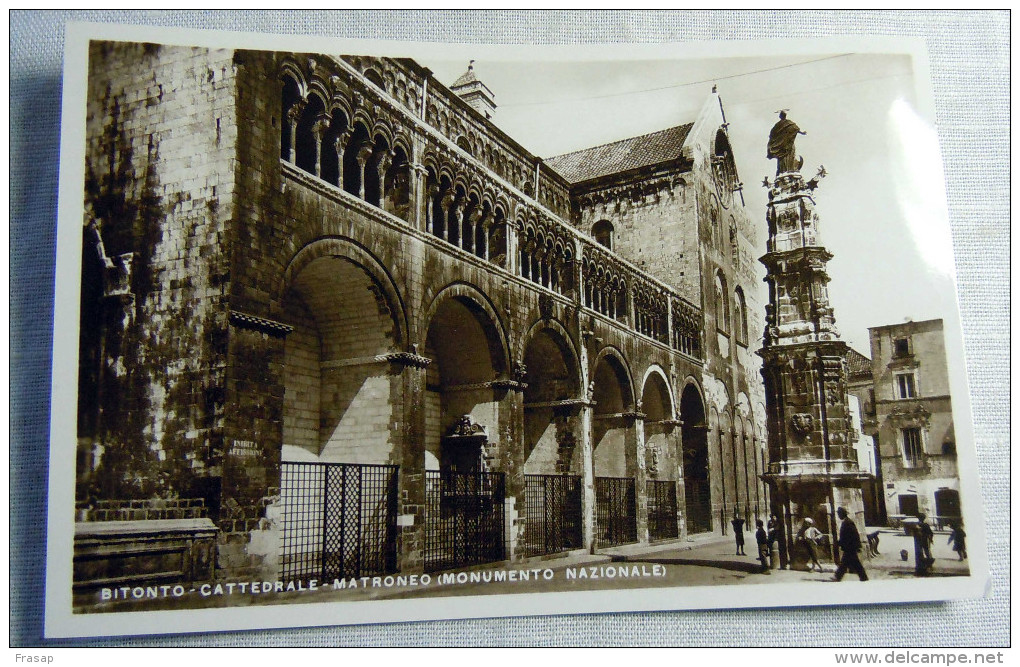 BITONTOTO -- FASCISMO -1930 - CATTEDRALE - LA FACCIATA PRINCIPALE - Bitonto