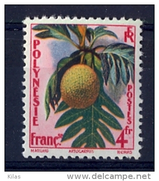 FRENCH POLYNESIA 1958 Fruit MNH - Unused Stamps