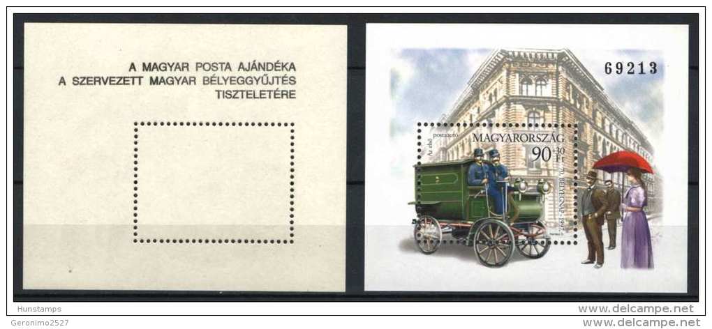 HUNGARY 1997 CULTURE History STAMPDAY (backprinted) -  Fine S/S MNH - Nuevos