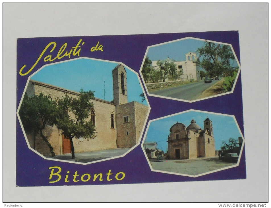 BARI - Saluti Da Bitonto - Tre Vedute - 1988 - Bitonto