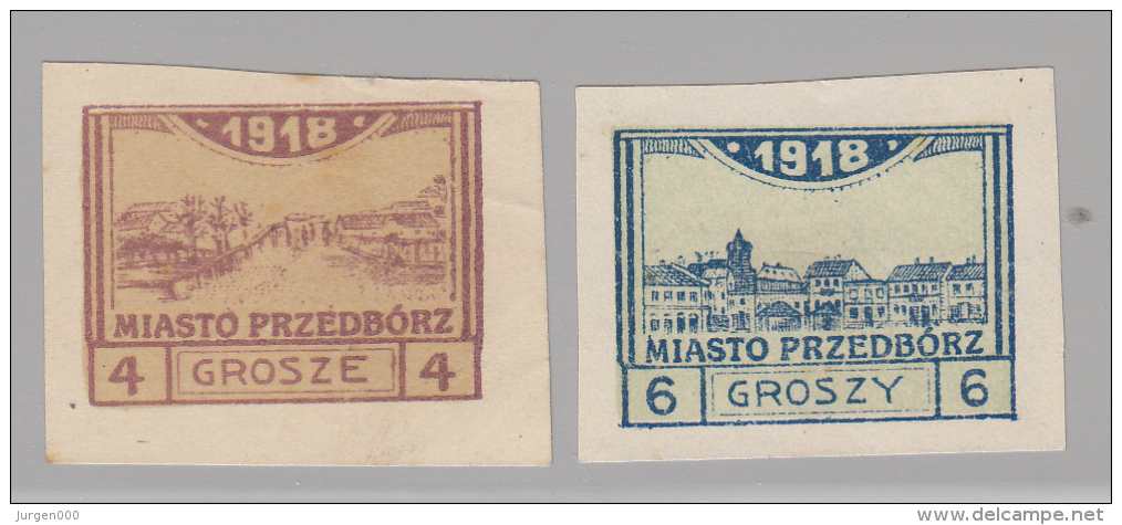 Przedborz, Nr 4C/5C *, Michel = 170 € (X16401) - Unused Stamps