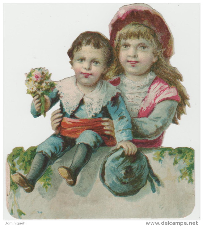 2 Enfants    Dim: 10/9 Cm - Children