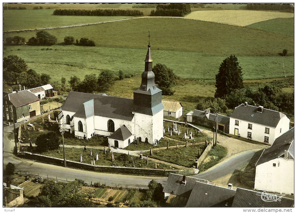 CP De ST-PIERRE - LIBRAMONT " Vue Aérienne , Eglise Saint-Pierre " - Libramont-Chevigny