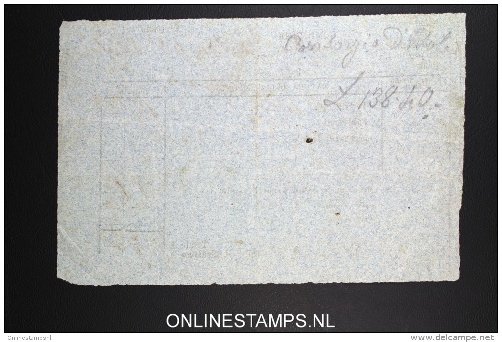 Italy: Marca Da Bollo On Document 1879 - Revenue Stamps