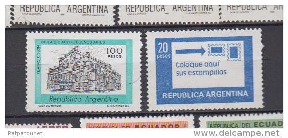 Argentine YV 1144; 1148; 1169 N 1978 + PA 83 1962 - Nuovi