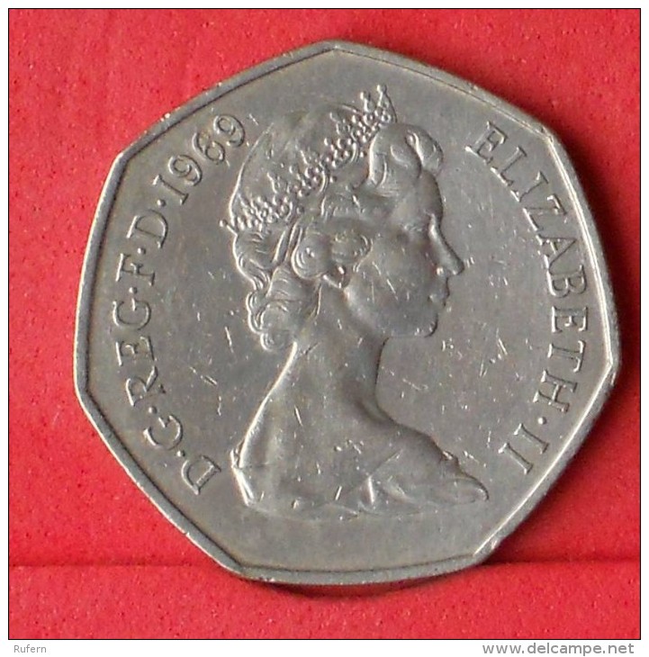 GREAT BRITAIN  50  PENCE  1969   KM# 913  -    (Nº11264) - 50 Pence