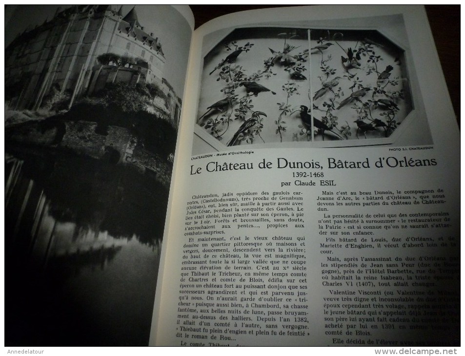 1963LA FRANCE A TABLE :  l' EURE et LOIR  (Chartres,Dunois,Montigny-le-Gannelon,Châteaudun,Bonneval...etc