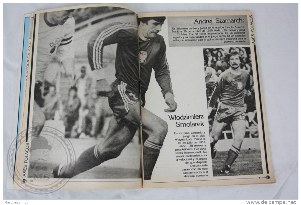 1982 FIFA World Cup - Spanish Magazine - Poland Players & Team - Lato, Boniek... - Boeken