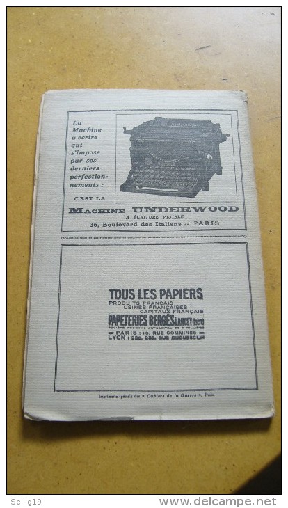 Que Fait La Russie, Que Fera T'elle ( Coll Les Cahiers De La Guerre N° 5 - Pourquoi Nous Serons Vainqueurs ) - War 1914-18