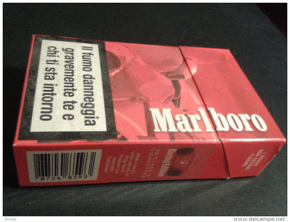 Alt673 Marlboro Pacchetto Sigarette Cigarettes Pack Paquet Cigarettes Special Edition Racing Collection Ferrari F1 - Zigarettenetuis (leer)