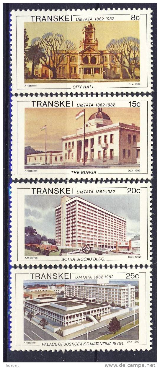 +Transkei 1982. Municipality. Michel 111-14. MNH(**) - Transkei