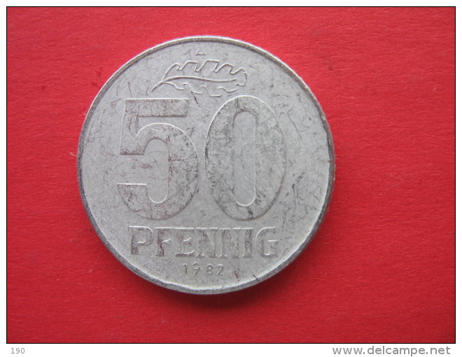 DDR 50 PFENNIG 1982 A - 50 Pfennig