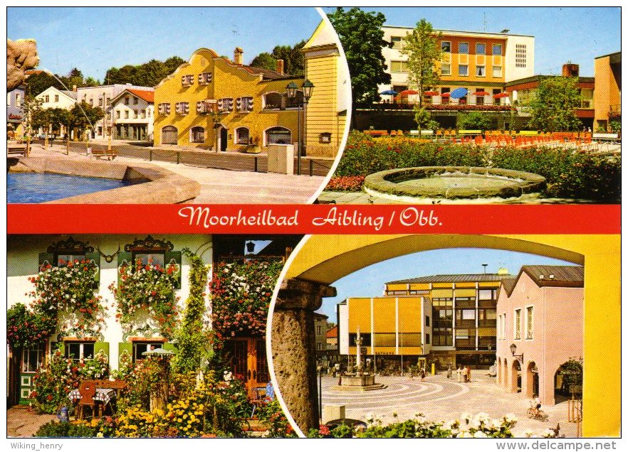 Bad Aibling - Mehrbildkarte 5 - Bad Aibling