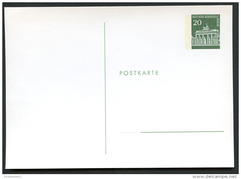 BERLIN PP41 A2/001 Privat-Postkarte BLANKO ** 1977 - Privatpostkarten - Ungebraucht