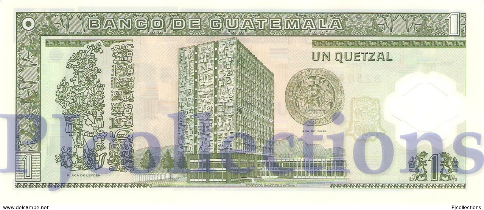 GUATEMALA 1 QUETZAL 2006 PICK 109 POLYMER UNC - Guatemala