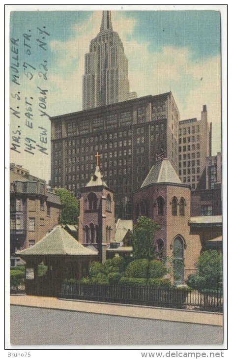 The Little Church Around The Corner, New York City - 1953 - Churches