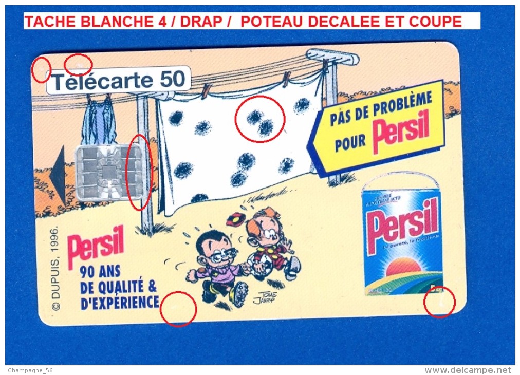 VARIÉTÉS 03 / 96  PERSIL F633 V2  980 SC7    UTILISÉE - Variétés