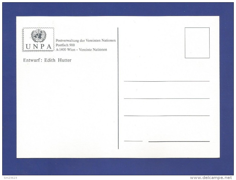 Vereinigte Nationen 1991 , Postverwaltung Der V N - Soest - Postkarte  - 12.-4.91 - Lettres & Documents