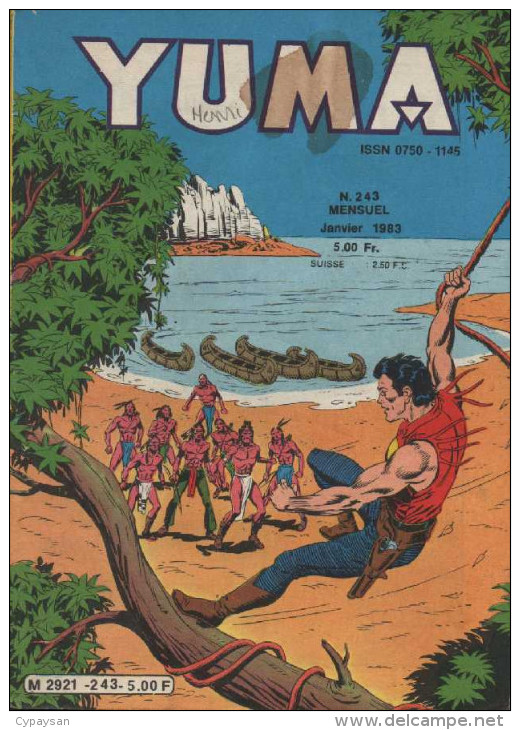 YUMA N° 243 BE LUG 01-1983 AVEC ZAGOR - Yuma