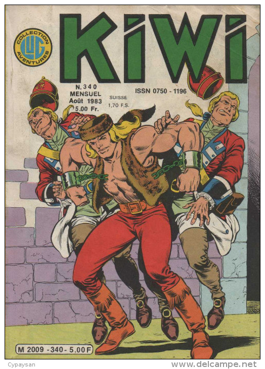 KIWI N° 340 BE LUG 08-1983 - Kiwi