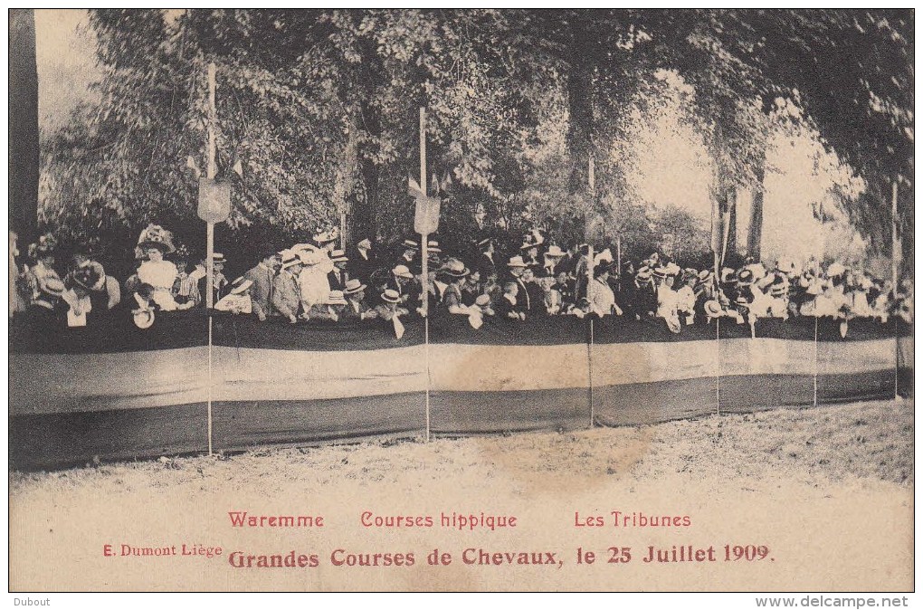 Waremme / Borgworm Courses Hippique / Chevaux  1909 (C452) - Waremme