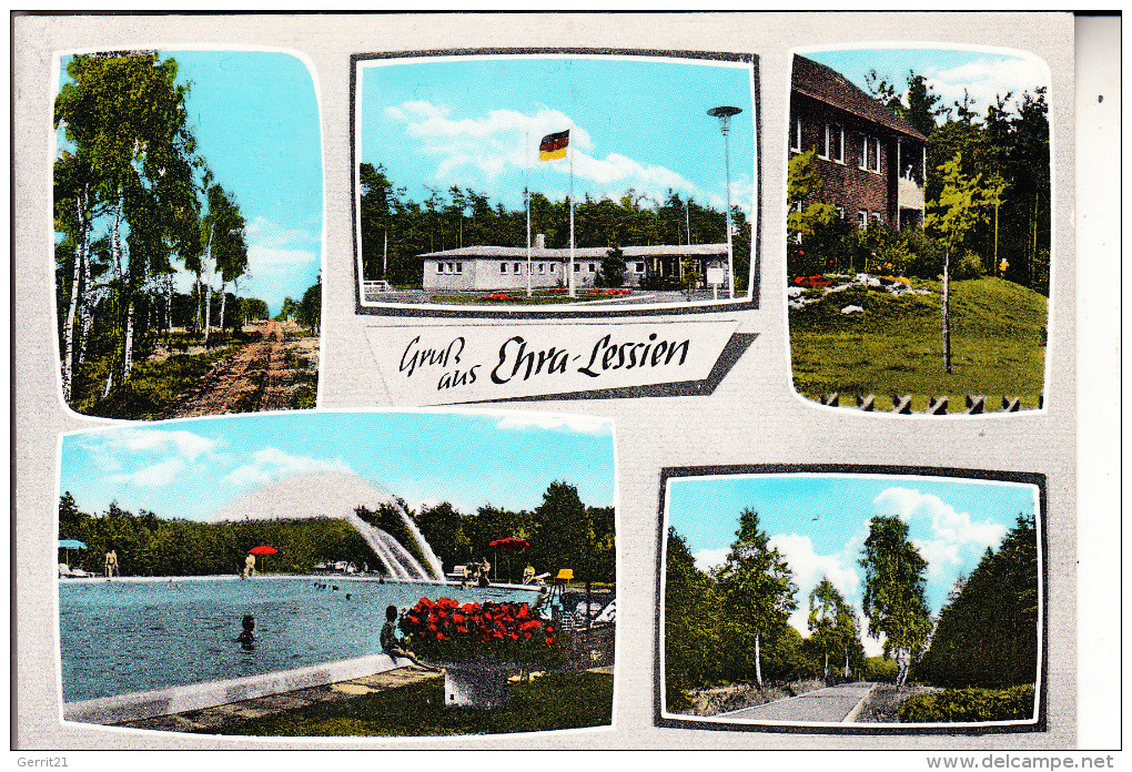 3181 EHRA - LESSIEN, Mehrbild, U.a. Schwimmbad, Truppenübungsplatz - Gifhorn