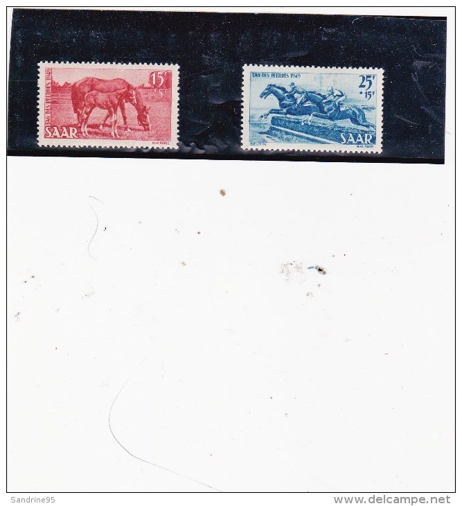 SARRE JOURNEE DU CHEVAL - Unused Stamps