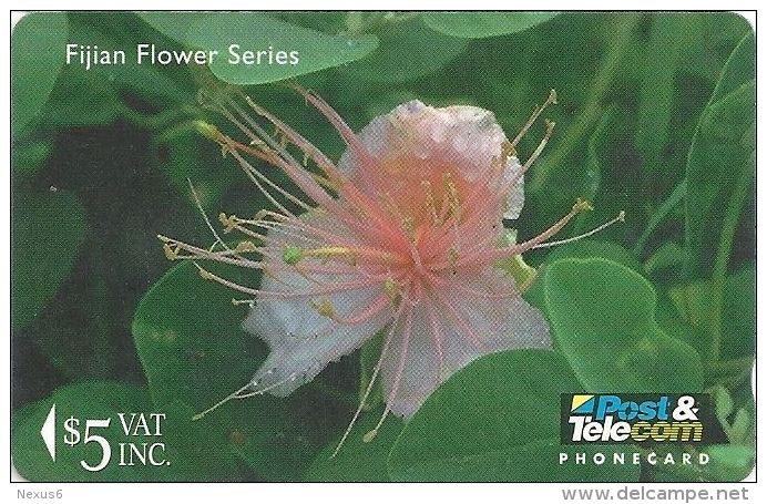 Fiji - Fijian Flower Capparis Sp, 12FJC, 1995, 44.700ex, Used - Fidschi